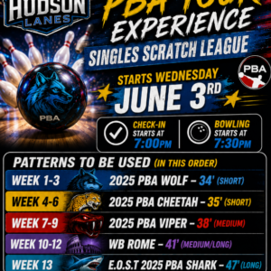 2026 Summer PBA Tour Experience @ Hudson Lanes: Participation Fee